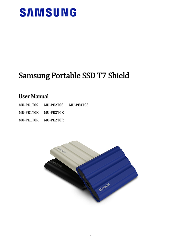 STOCKAGE SSD EXTERNE/Samsung T7 Shield/2To/Bleu à 239.9
