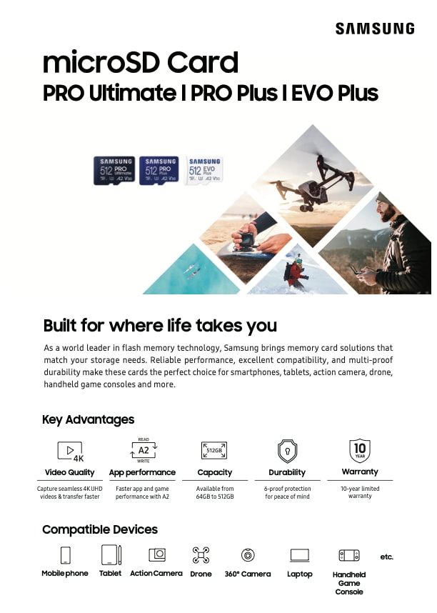 MicroSD PRO Ultimate Brochure