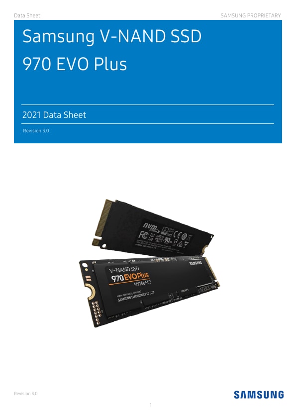 Samsung 970 EVO Plus Series - 1TB PCIe NVMe - M.2 Internal SSD  (MZ-V7S1T0B/AM) : : Electronics