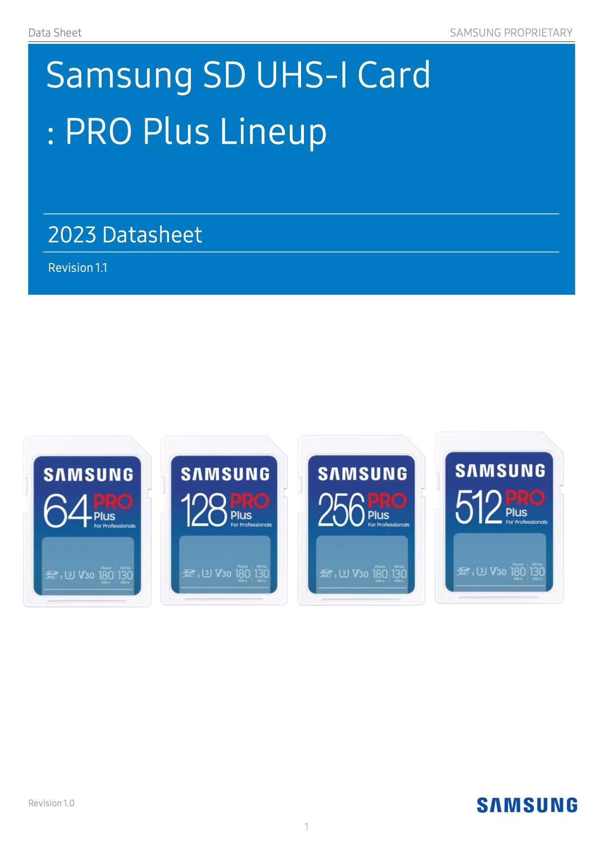 Cartes microSD/SD Samsung PRO Plus maintenant disponibles