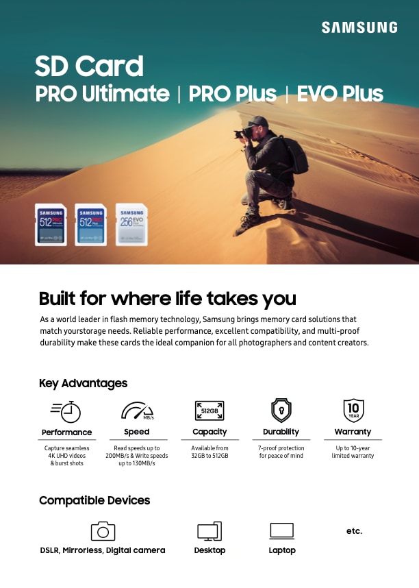 SD Card PRO Ultimate Brochure