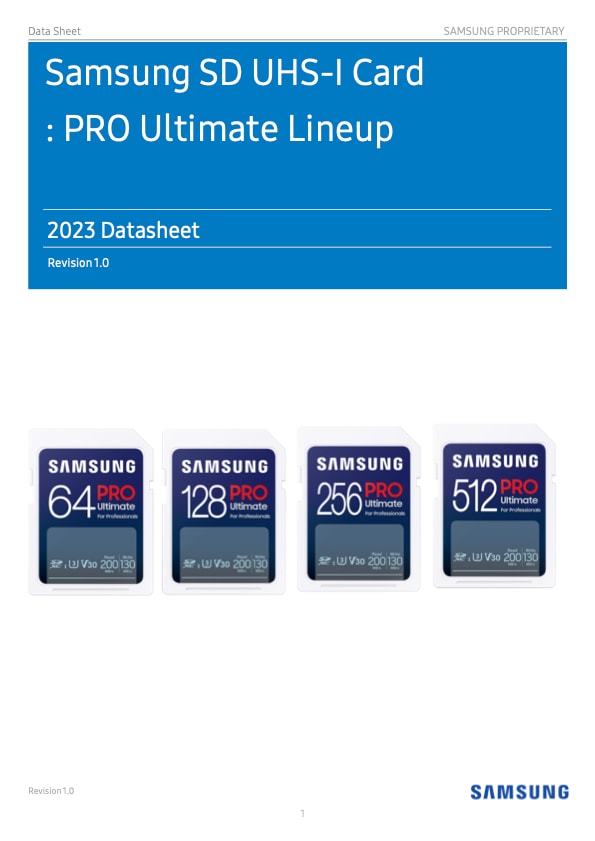 SD PRO Ultimate Data Sheet