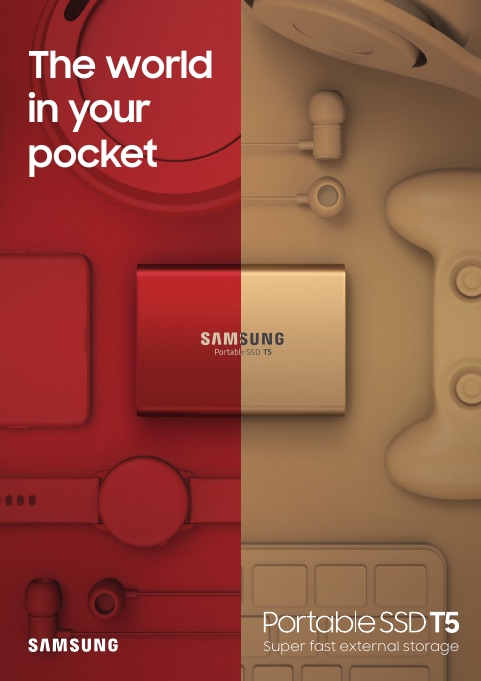 SSD Externe 2To Samsung T5 - Noir à 289.9€ - Generation Net