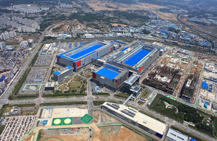 View of Samsung Electronics' Pyeongtaek Campus"