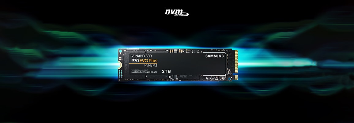 970 EVO Plus, which is faster than the 970 EVO, is Samsung Semiconductor's SSD product powered by the latest V-NAND technology and firmware optimization.