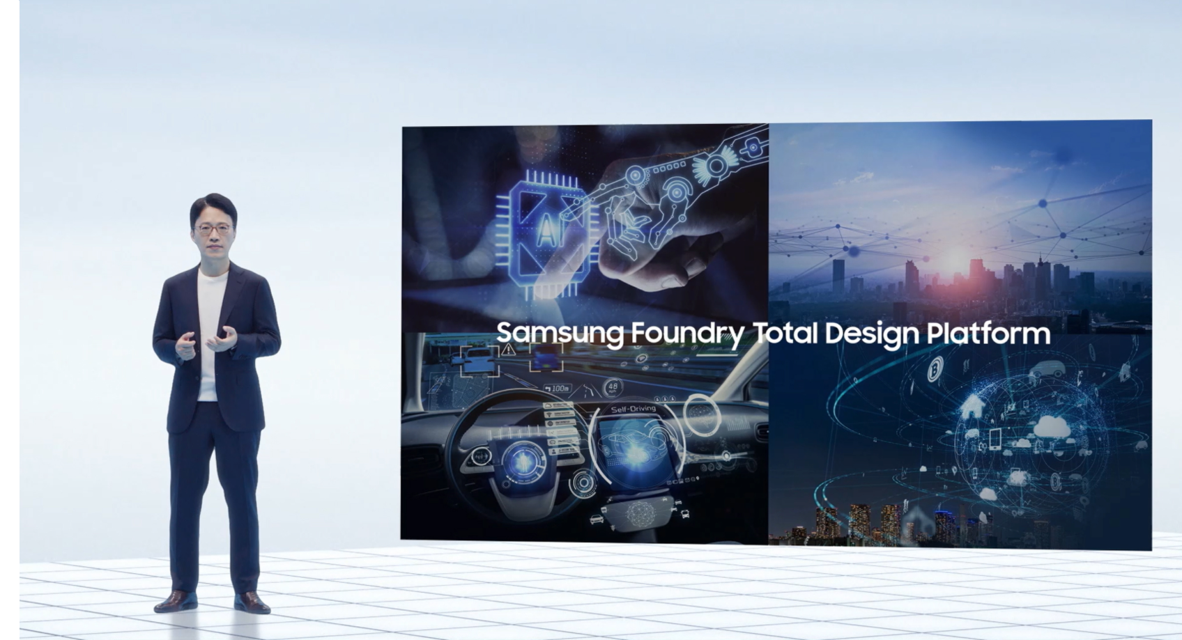 Ryan Lee's full shot talking about Samsung's total design platform
