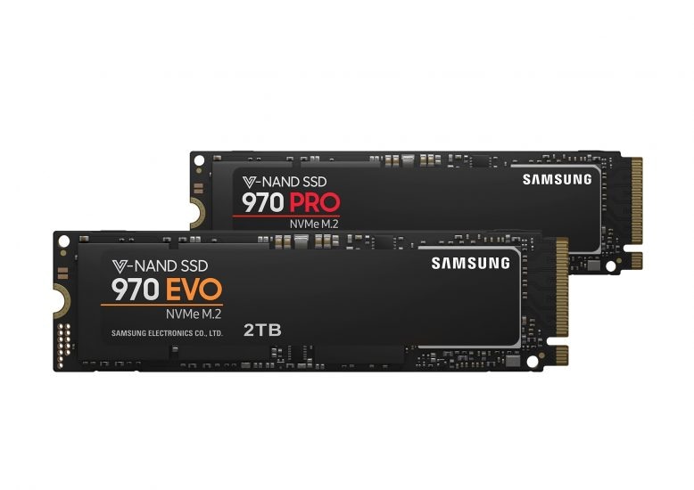 삼성전자가 새롭게 출시한 최고 성능의 소비자용 NVMe SSD '970 PRO ·970 EVO' 시리즈 