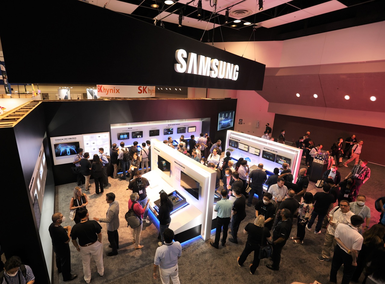 Samsung Electronics booth at FMS 2022