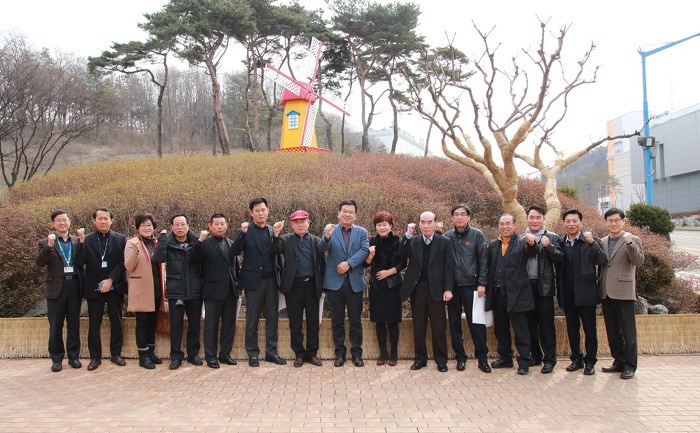 삼성전자·화성 소통협의회 2016년 2월 정기회의 단체 사진