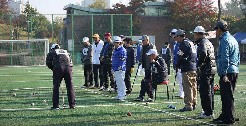 삼성전자∙화성 소통협의회배 게이트볼대회 2019년 11월의 모습