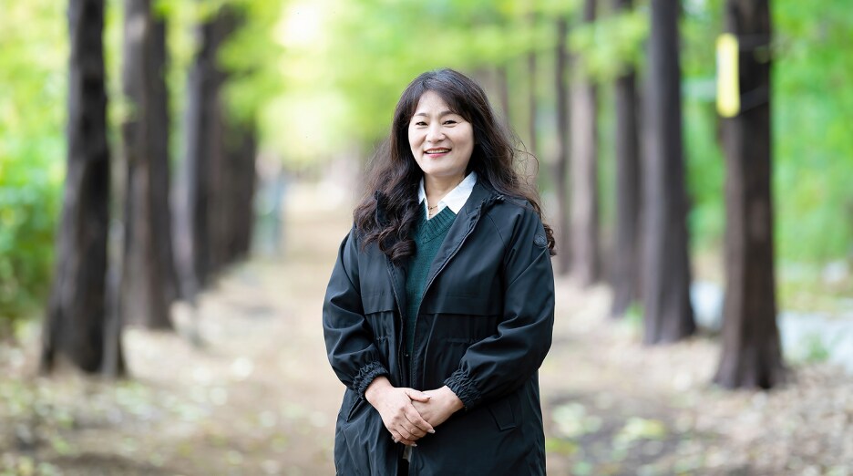 참여 소감을 밝히는 동탄3동 통장단협의회장 양경자 위원
