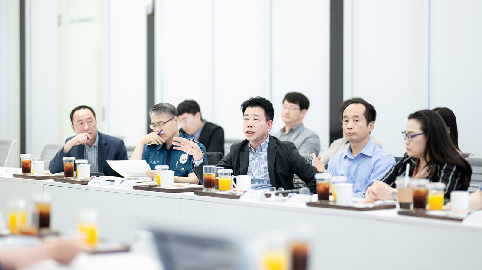 발언 중인 경인일보 남부권취재본부 본부장 김종호 위원