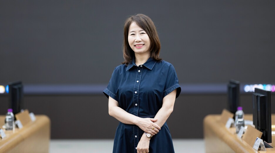 참여 소감을 밝히는 고덕동 지역사회보장협의체 위원 이영숙 위원