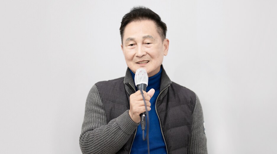 인사말을 하는 서농동 지역사회보장협의체 위원장 권영지 대표위원
