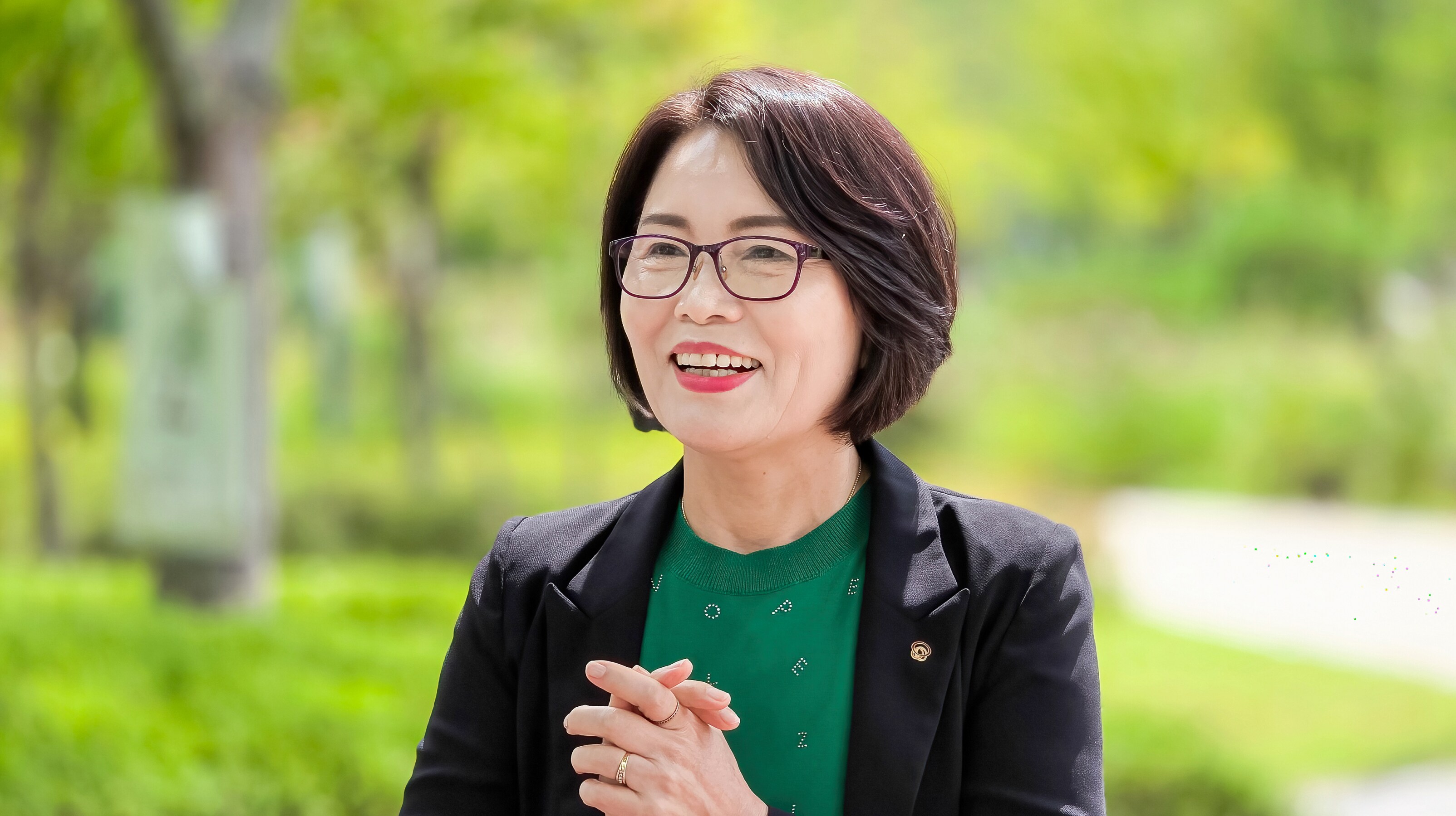 평택캠퍼스 방문 소감을 전하는 전종순 위원