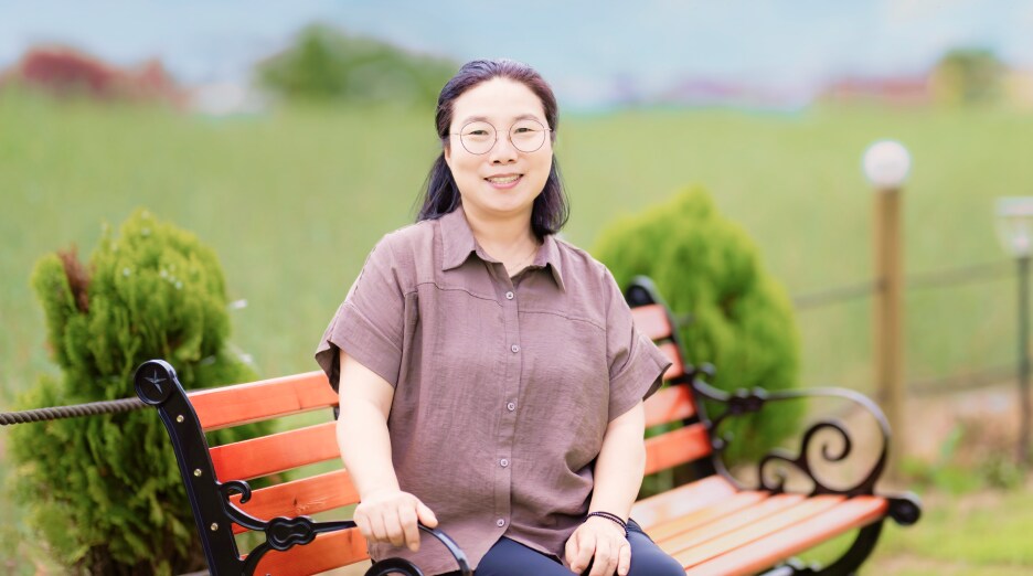 평택 캠퍼스 투어를 마치고 소감을 나눈 김복자 위원