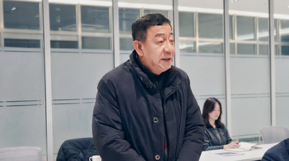 평택캠퍼스 건설이 지역사회에 미치는 영향에 대해 이야기하는 우제욱 대표위원