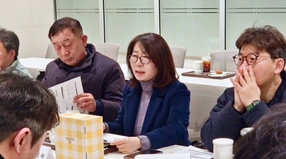 방류수 온도 문제에 대한 지역사회 소통의 의미를 밝히는 이영숙 간사