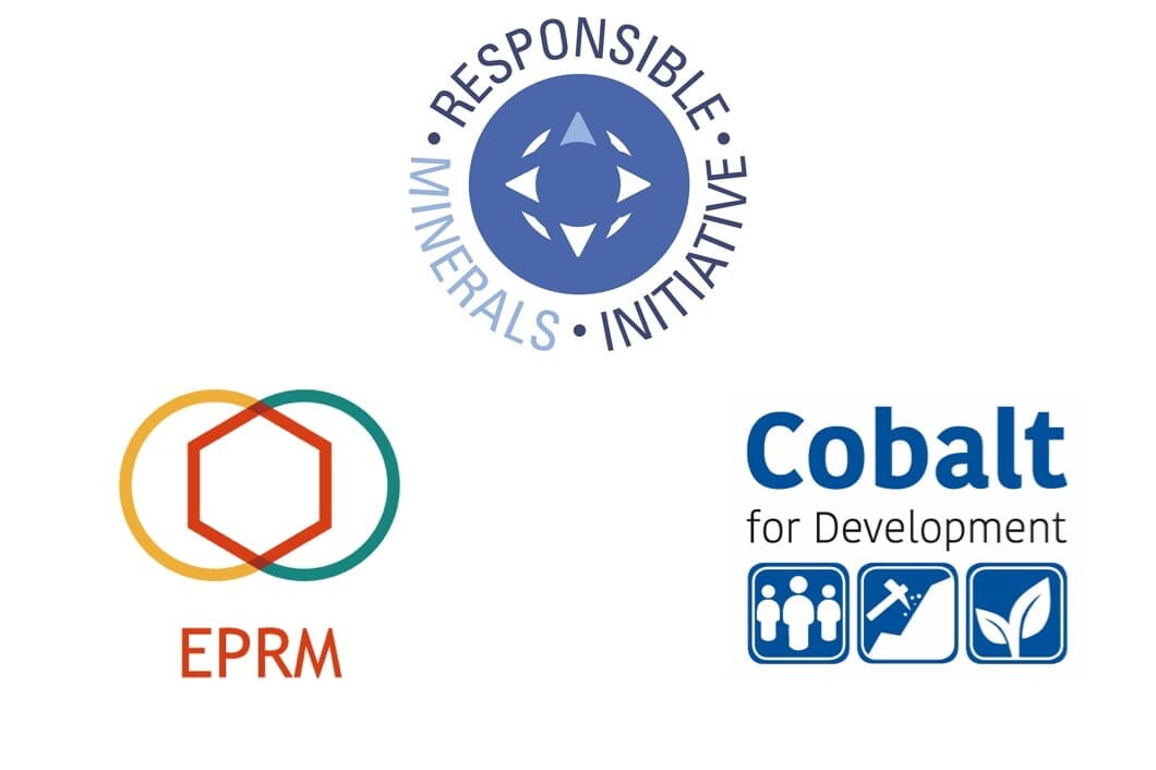 RMI、EPRM、Cobalt for Developmentロゴの様子です。
