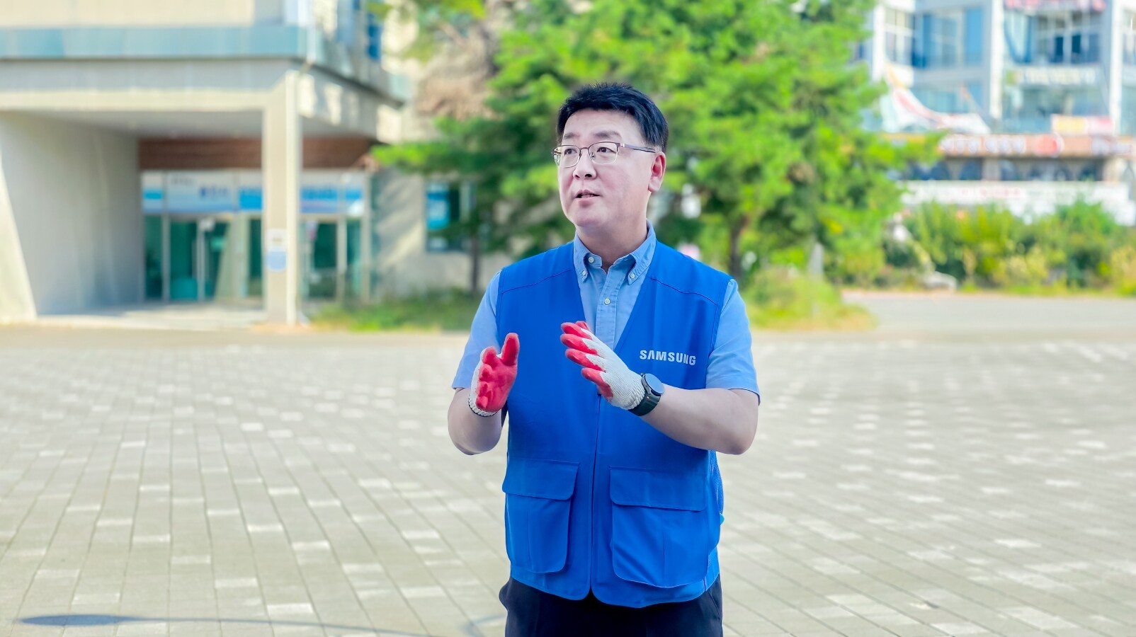 인사말을 전하는 전대호 의장