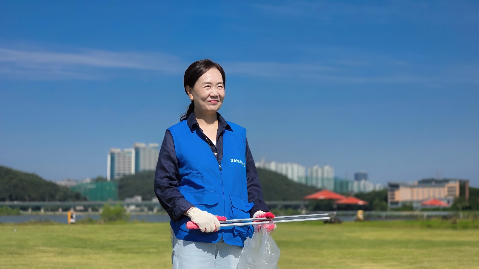 환경정화 활동을 함께 기획한 황미란 간사