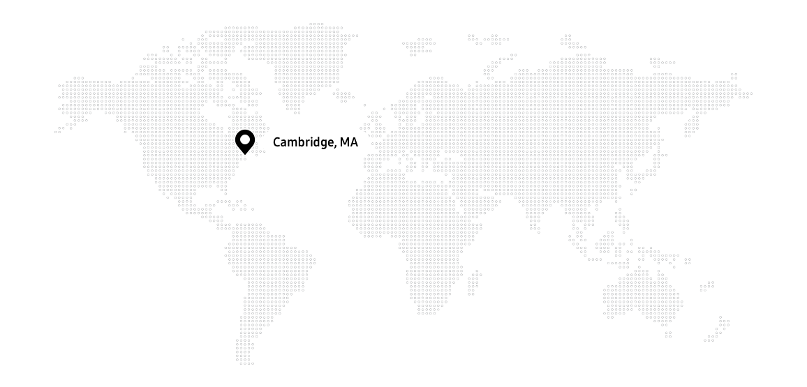 Image of map indicating Cambridge.