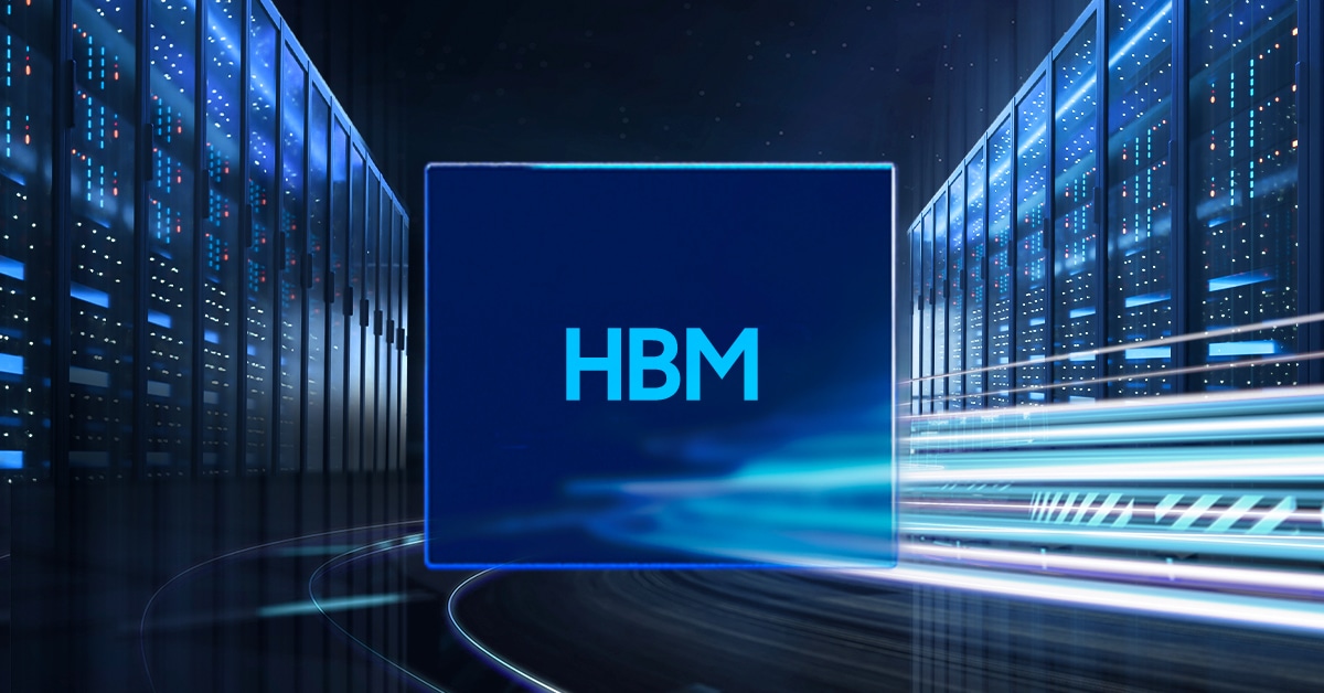 HBM Image with Data Center Background