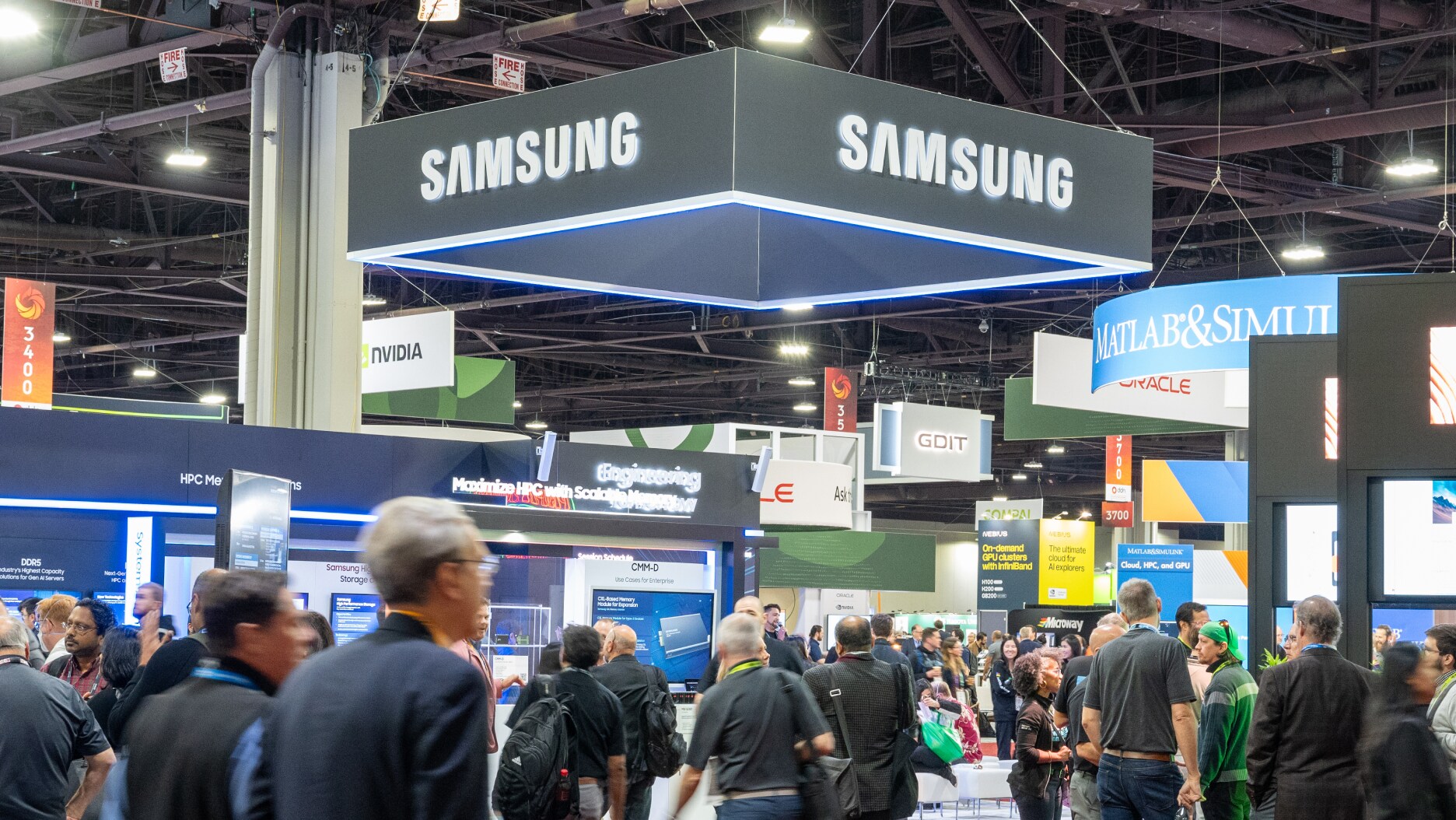 Samsung’s booth at SC24 November 17-22 at the Georgia World Congress Center in Atlanta