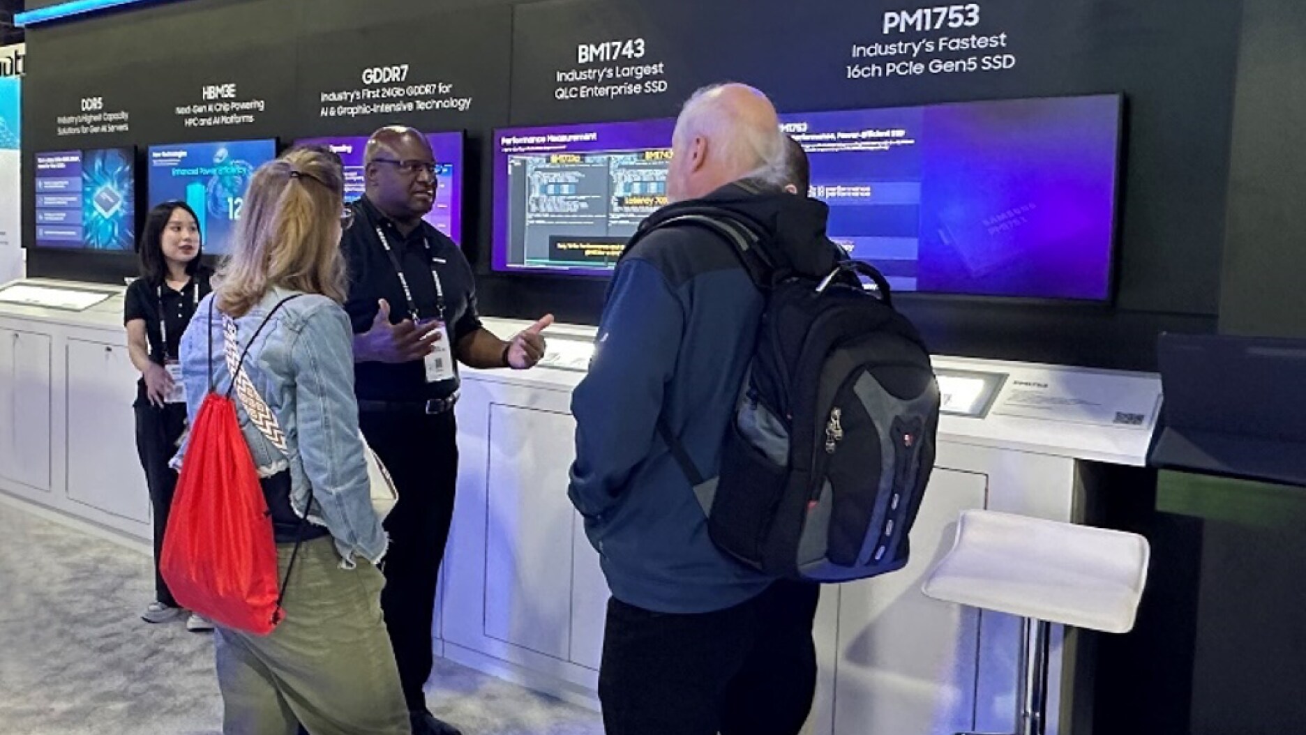 Booth interactions in the HPC Memory Solutions area 