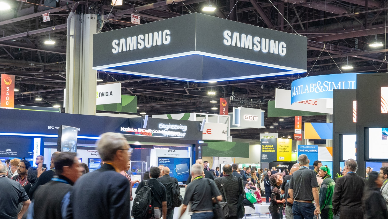 Samsung’s booth at SC24 November 17-22 at the Georgia World Congress Center in Atlanta