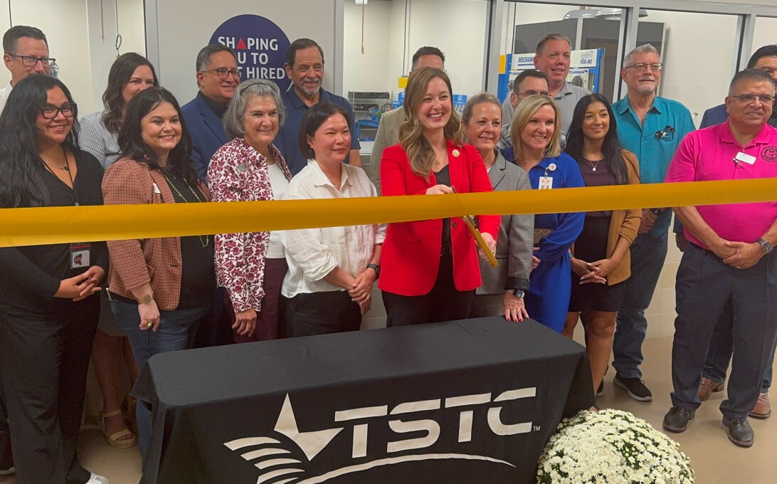Ribbon-cutting ceremony at Texas State Technical College