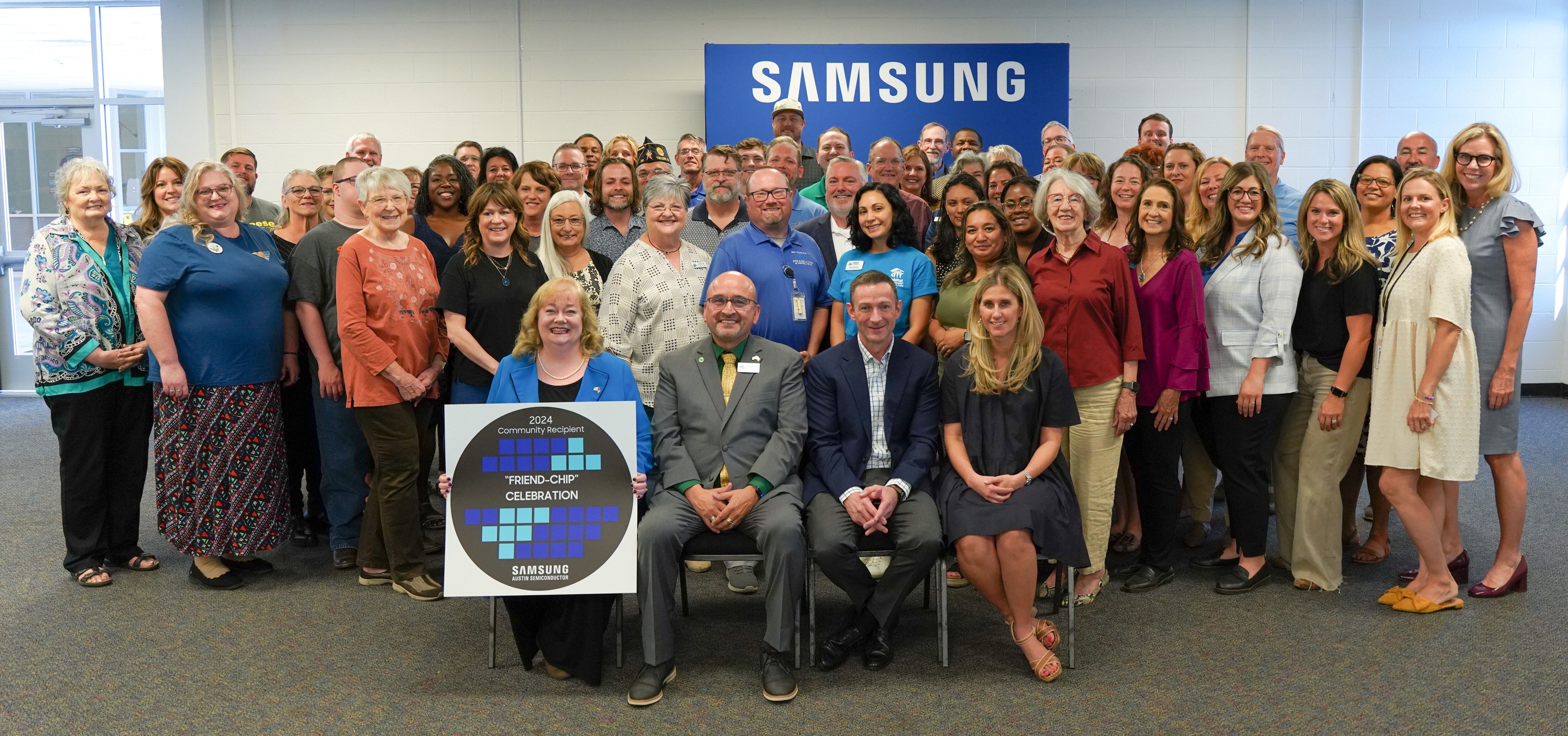 Taylor-area community partners that attend the Friend-Chip event hosted at the Taylor ISD Events Center on Oct. 3, 2024.