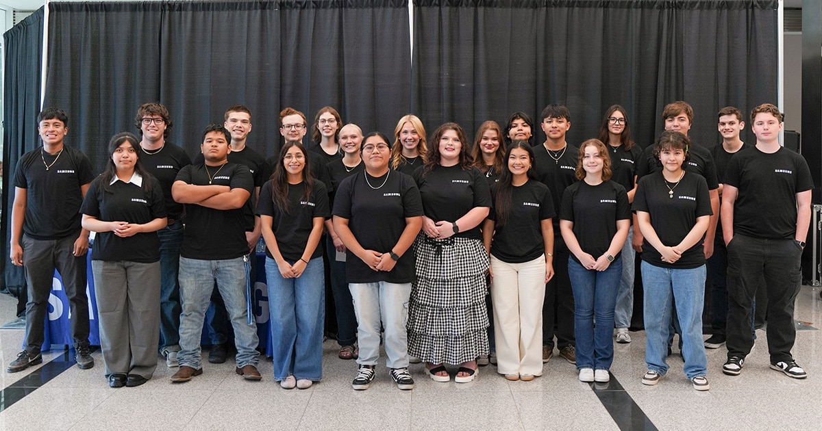 Samsung Austin Semiconductor's Taylor ISD 2025 interns