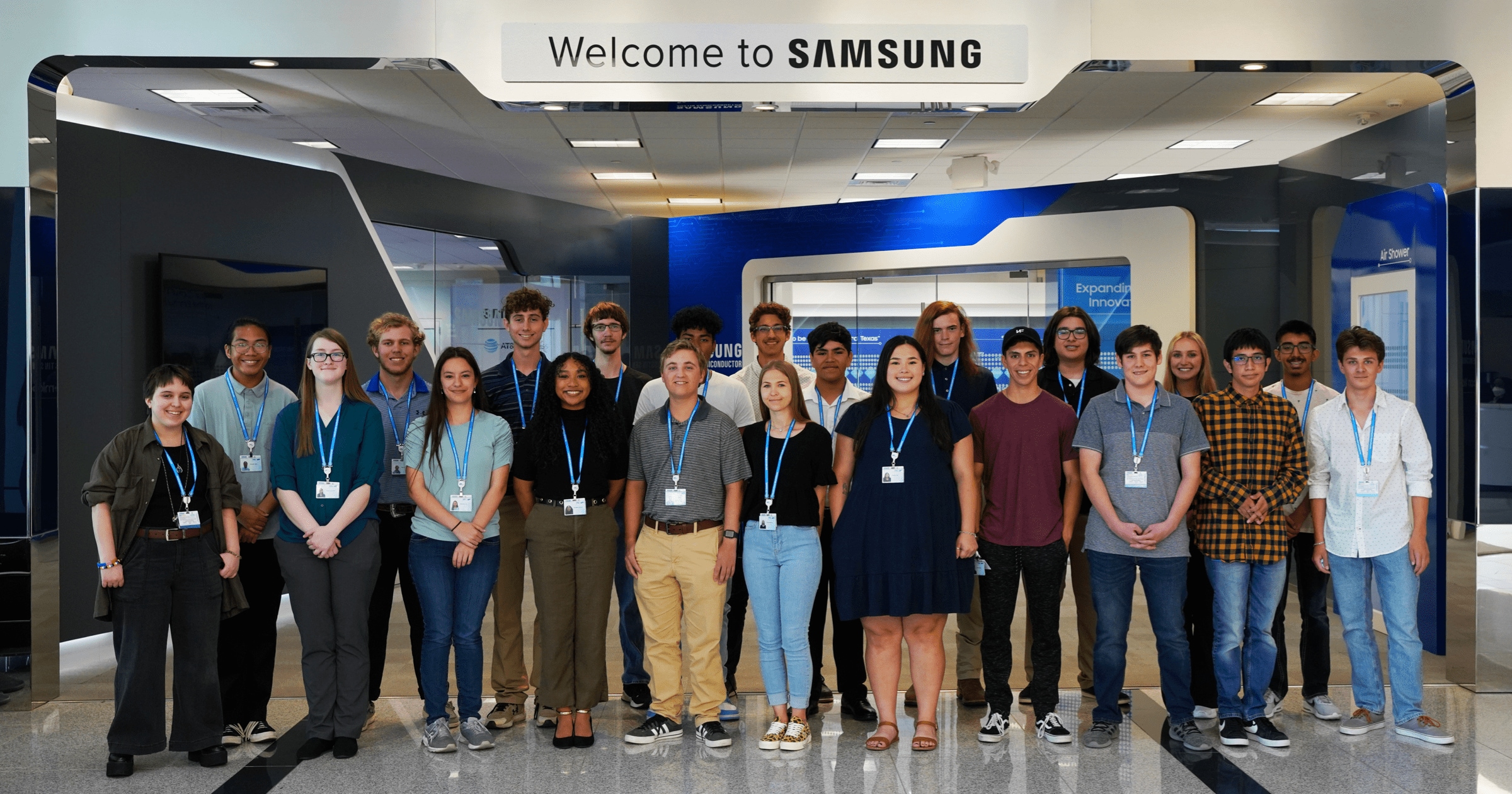 Samsung Austin Semiconductor interns from Taylor ISD finish up