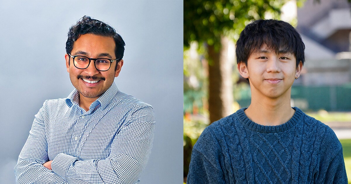 Pavan Bharadwaj, left, and Eric Chen. 