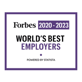 No.1 Employer in the world by Forbes 2023