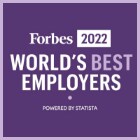 No.1 Employer in the world by Forbes 2021