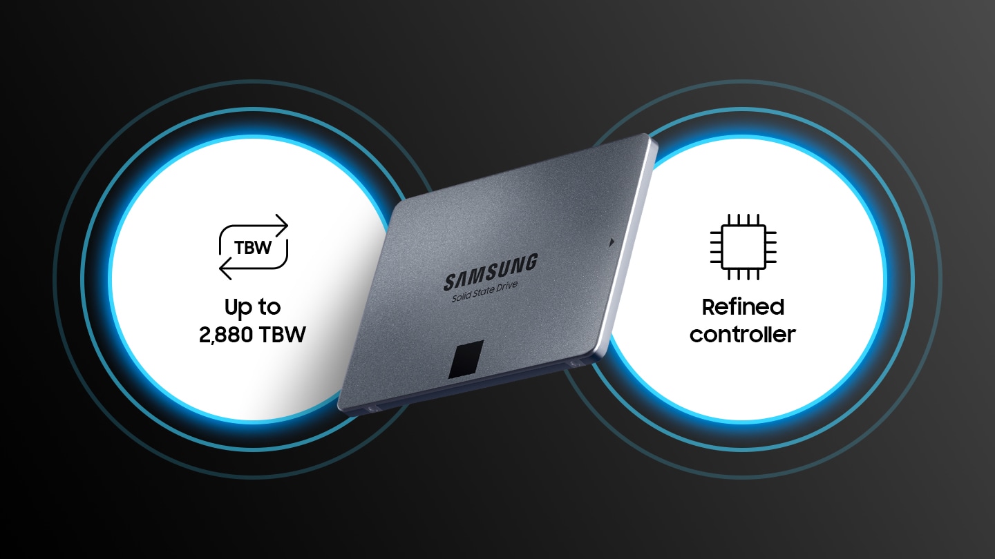 サムスン Samsung SSD 870 QVOシリーズ 1.0TBスマホ/家電/カメラ