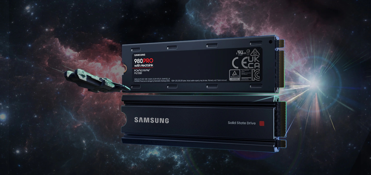 Samsung 980 PRO MZ-V8P1T0CW - SSD - 1 To - PCIe 4.0 x4 (NVMe