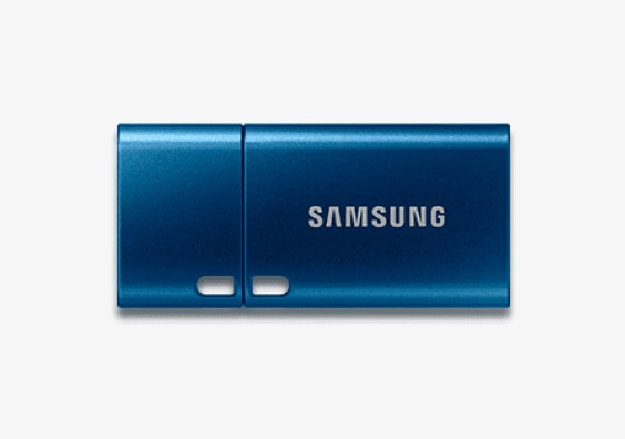 USB flash drive Type-C™ is a compact-sized Samsung Semiconductor SSD product.