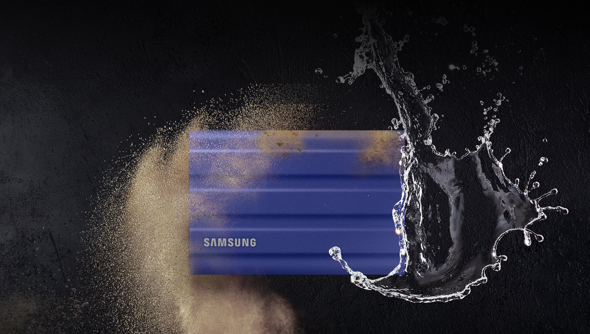 Samsung - Disque dur externe T7 Shield 1 To SSD - Beige