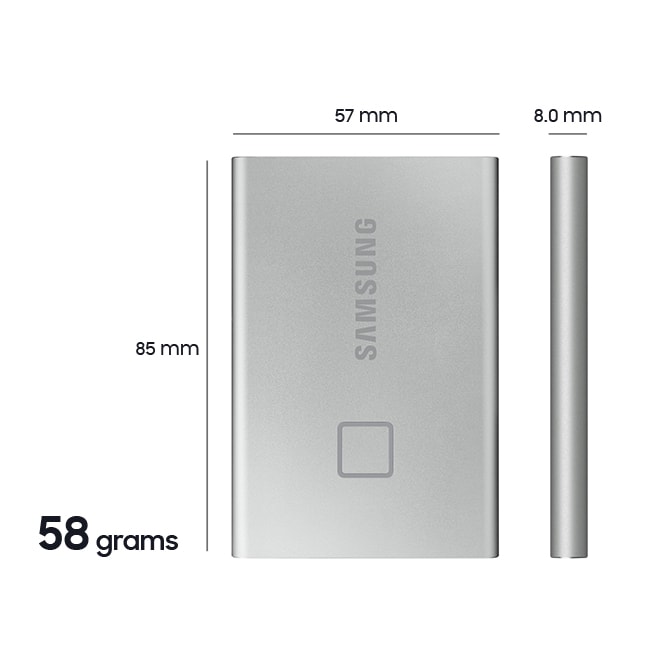 SSD【新品】Samsung T7 Touch MU-PC2T0K/IT 2TB