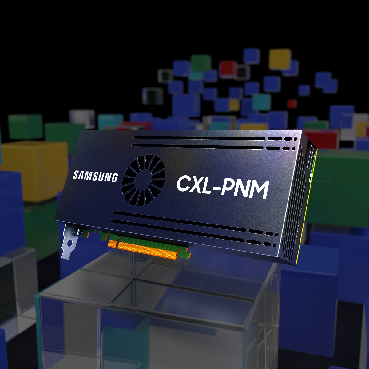 This is the CXL-PNM, one of the Samsung Semiconductor products introduced at Memcon 2023.