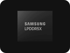 Samsung's Automotive LPDDR5X is on display.