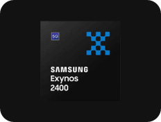 Samsung Electronics' Exynos 2400 is on display.