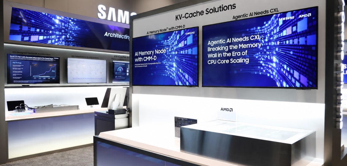 Samsung Semiconductor booth at  OCP Global Summit 2026