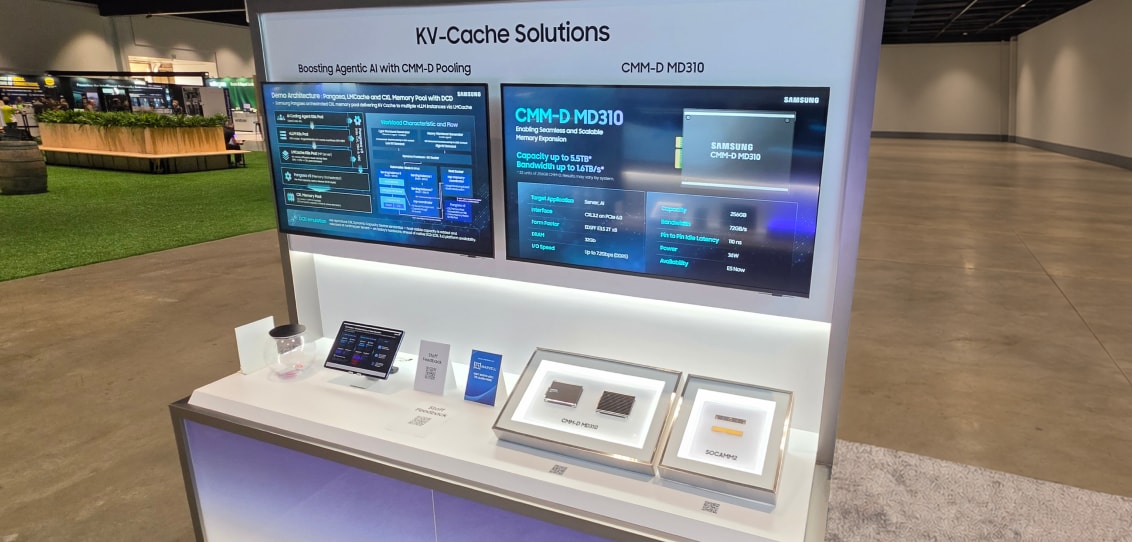 Samsung Semiconductor booth at OCP Global Summit 2026