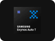 Samsung Exynos Auto T5123 delivers fast 5G connectivity in both standalone (SA) and non-standalone (NSA) modes.