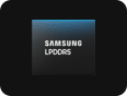 A product image of Samsung LPDDR5.