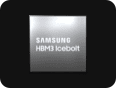 A product image of Samsung HBM3 Icebolt.
